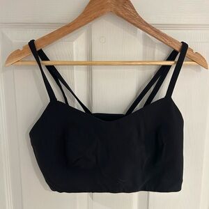 All in Motion Black Strappy Sports Bra | Size XXL | Medium Support